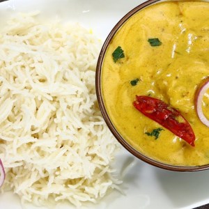 Kadhi Pakora Rice
